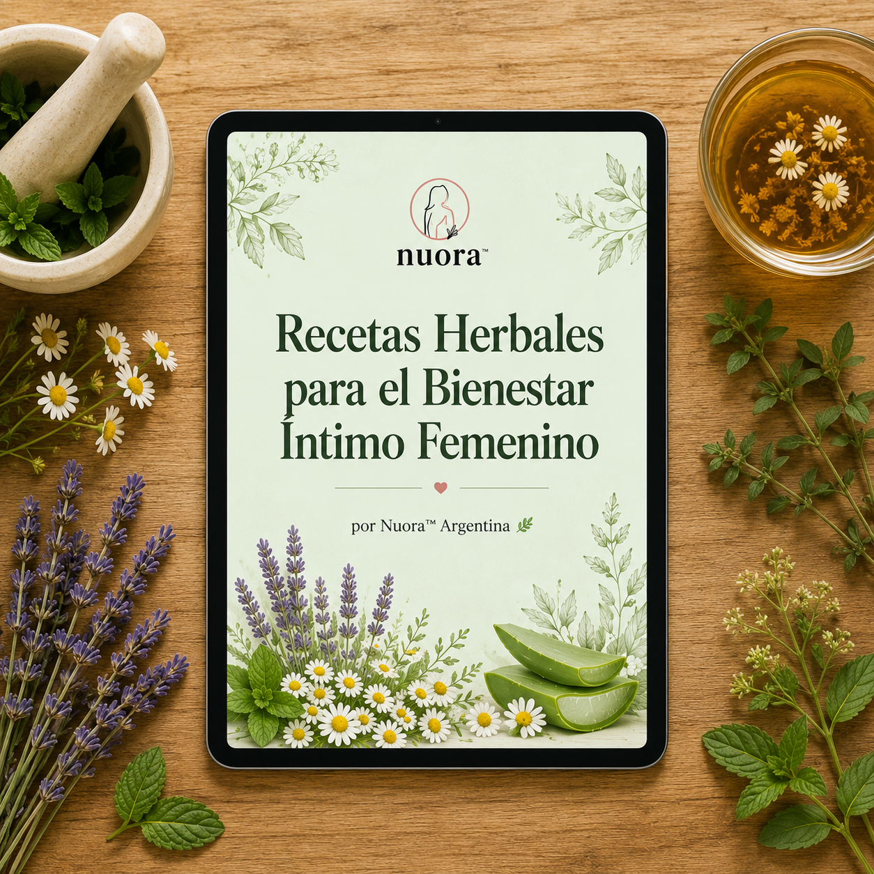 Nuora | Ebook Recetas Herbales para el Bienestar Íntimo Femenino
