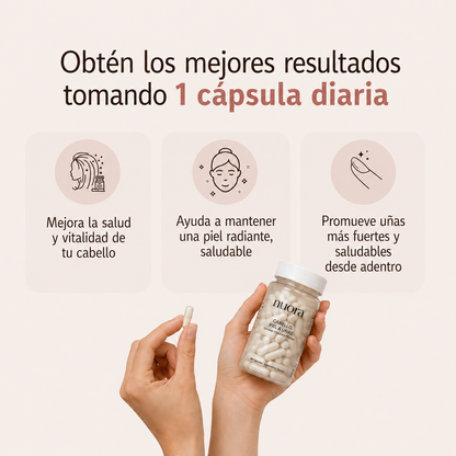 Nuora™ | Cabello, Piel & Uñas