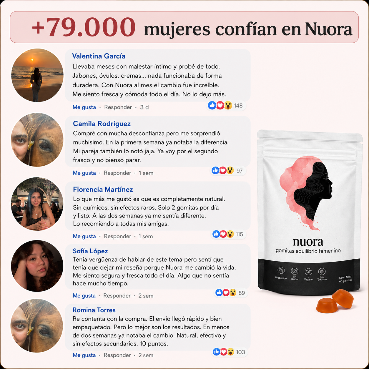 Nuora™ | Gomitas Balance Femenino