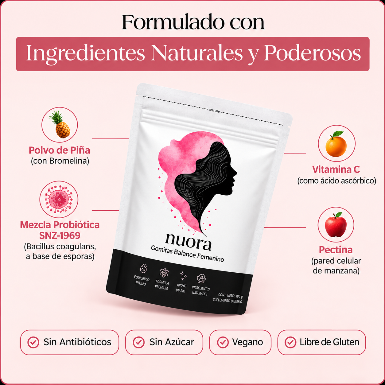 Nuora™ | Elimina el mal olor íntimo y equilibra el pH