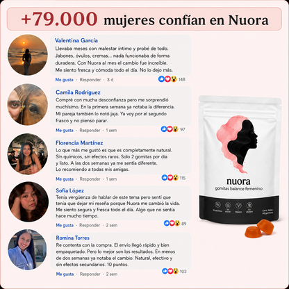 Nuora™ | Elimina el mal olor íntimo y equilibra el pH