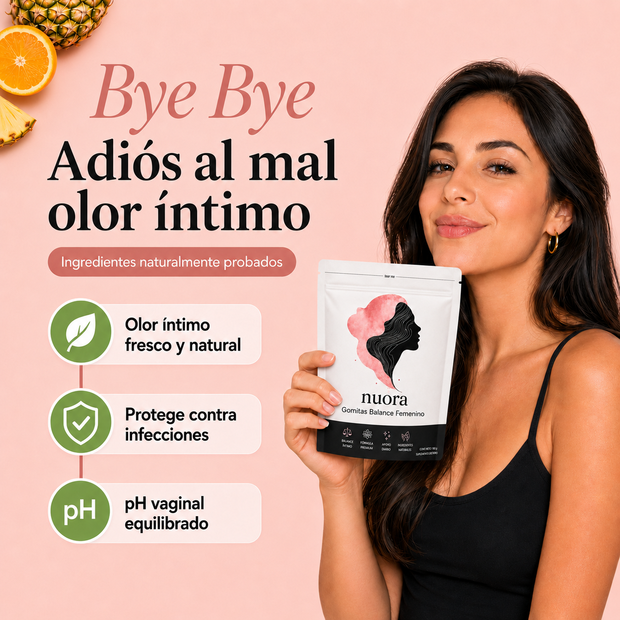 Nuora™ | Elimina el mal olor íntimo y equilibra el pH