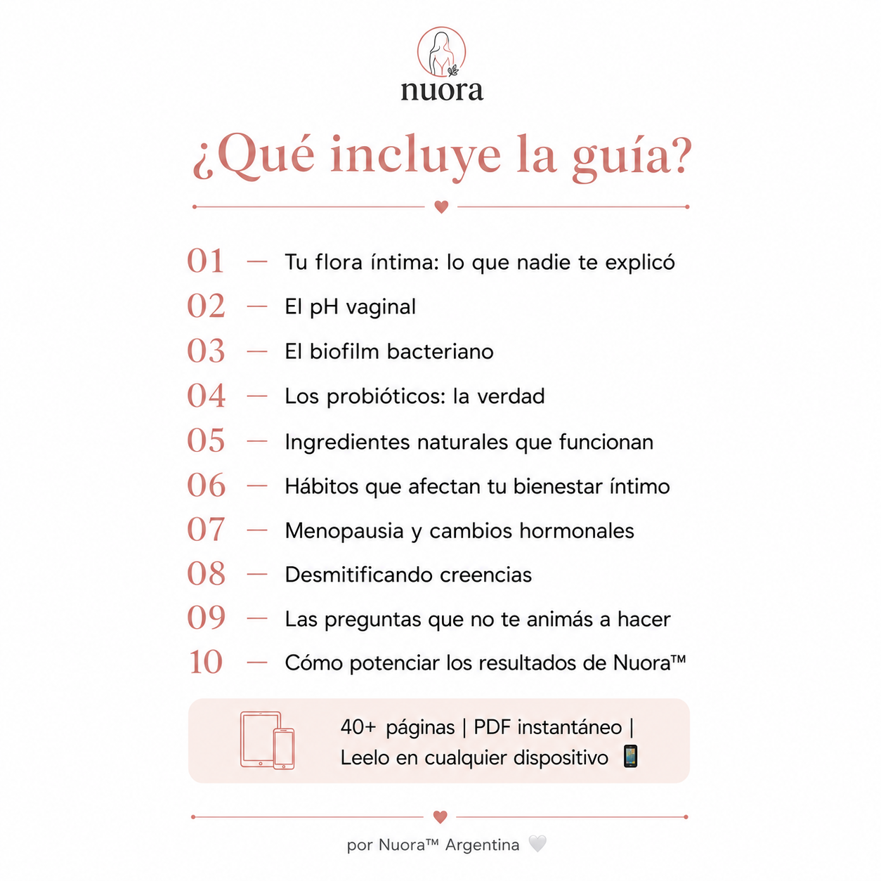 Nuora | Ebook Guía Completa de Bienestar Íntimo Femenino